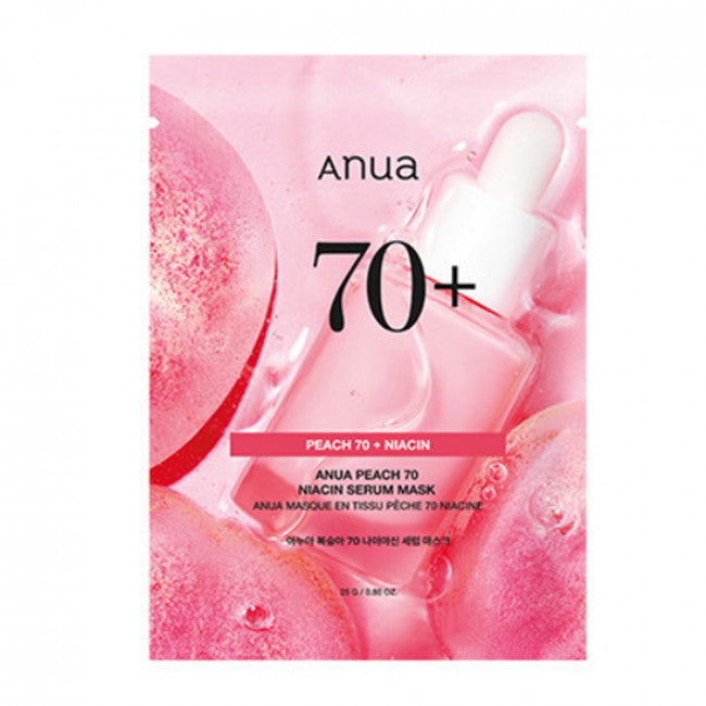 [ANUA] Peach 70% Niacin Serum Mask - 1pack (10pcs)