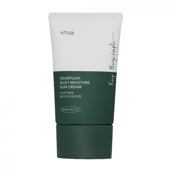 [ANUA] Heartleaf Silky Moisture Sun Cream - 50ml (SPF50+ PA++++)