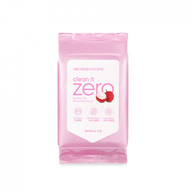 [BANILA CO.] Clean it Zero Lychee Vita Cleansing Tissue - 1pack (30pcs)