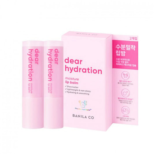 [BANILA CO.] Зволожувальний бальзам для губ Dear Hydration - 1 упаковка (3,8 г х 2 шт.)