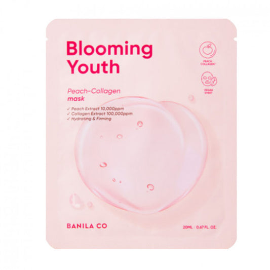 [BANILA CO.] Blooming Youth Peach Collagen Mask - 1pcs