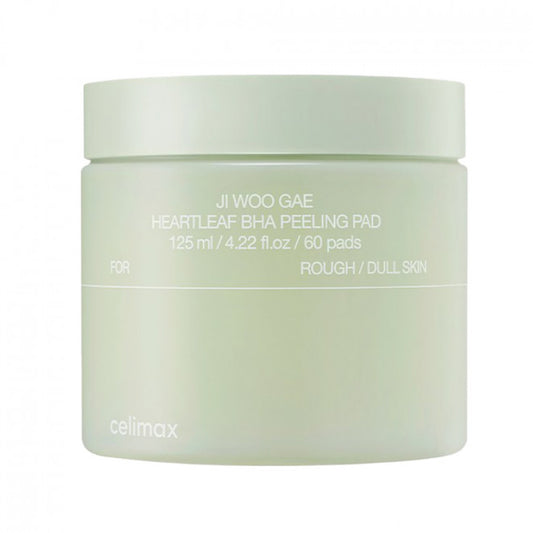 [CELIMAX] JI WOO GAE Heartleaf BHA Peeling Pad - 125ml (60pcs)