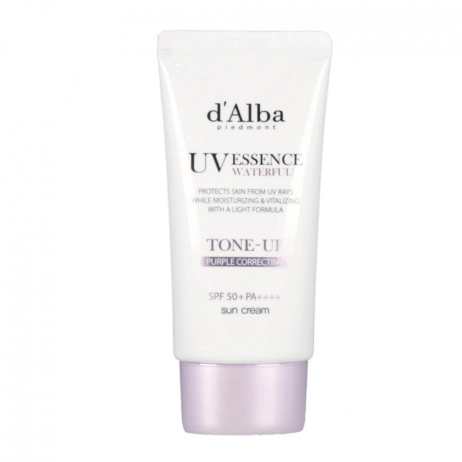 [d'Alba] Сонцезахисний крем-коректор UV Essence Waterfull Purple - 50 мл (SPF50+ PA++++)