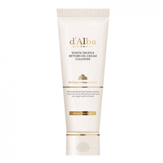 [d'Alba] White Truffle Return Oil Cream Cleanser Tube - 100ml
