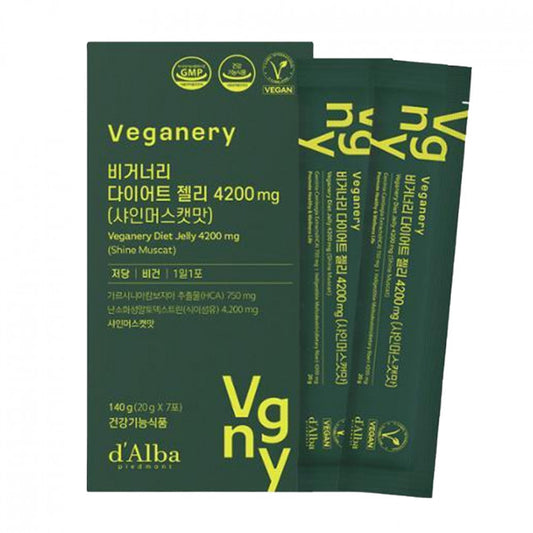 [d'Alba] Veganery Diet Jelly - 1pack (20g x 7pcs)