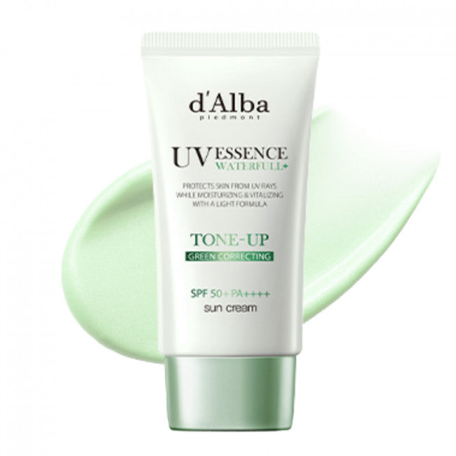 [d'Alba] Сонцезахисний крем-коректор UV Essence Waterfull Green - 50 мл (SPF50+ PA++++)