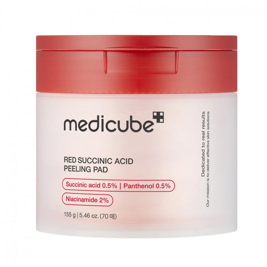 [MEDICUBE] Red Succinic Acid Peeling Pad - 155g (70pcs)