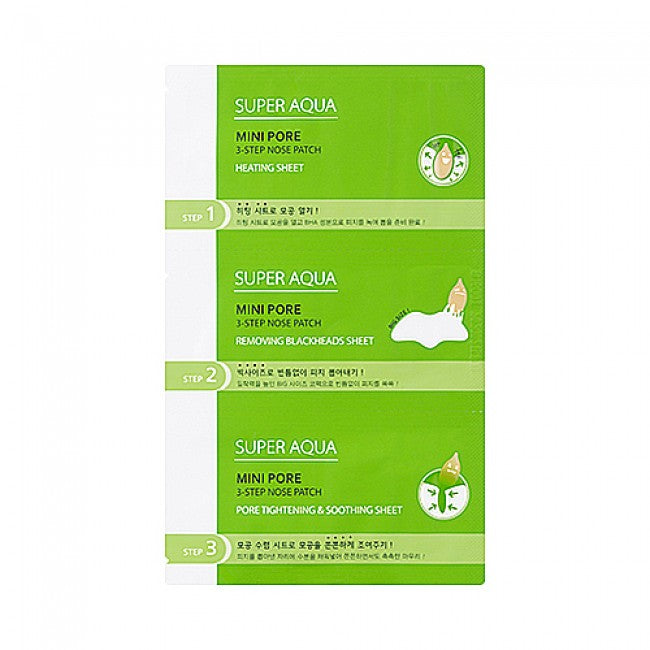 [MISSHA] Патчі для носа Super Aqua Mini Pore 3 Step - 1 шт.