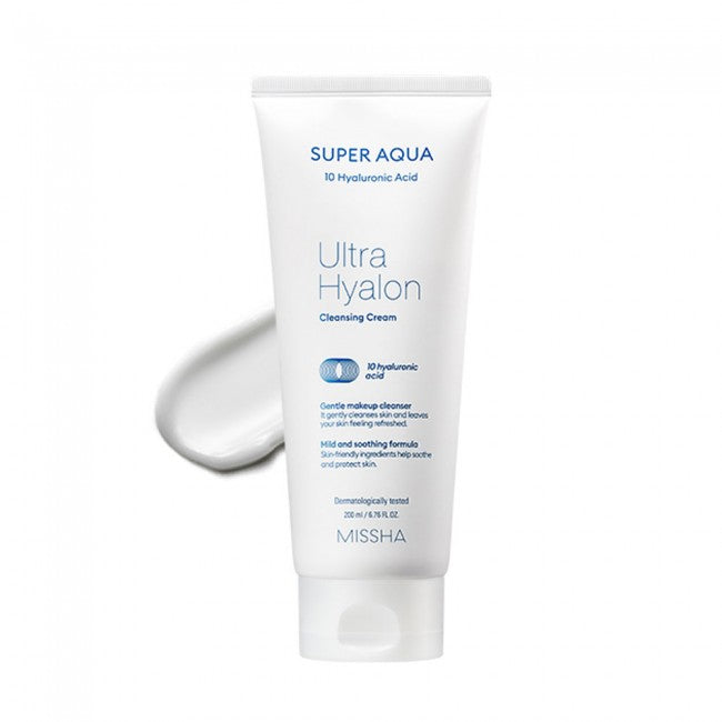 [MISSHA] Очищувальний крем Super Aqua Ultra Hyalron - 200 мл
