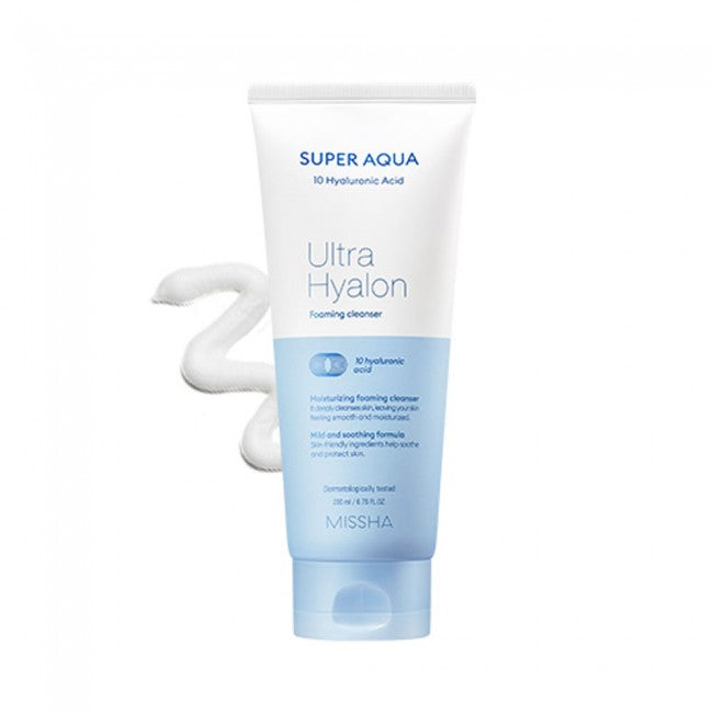 [MISSHA] Пінка для вмивання Super Aqua Ultra Hyalron - 200 мл
