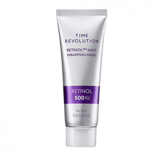 [MISSHA] Маска-обгортання Time Revolution Retinol 500 Shot - 80 г